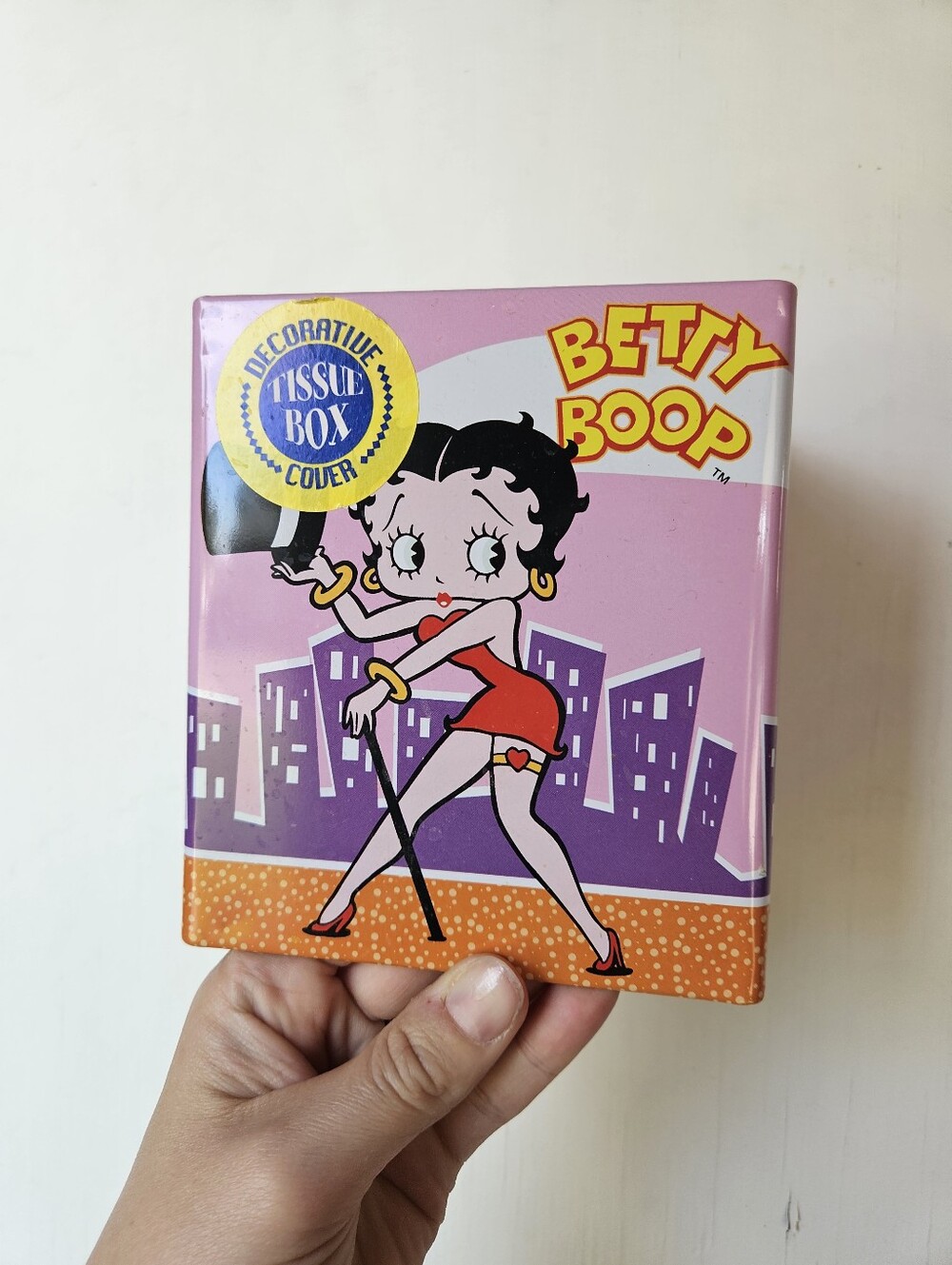 Betty Boop Decorative Square Tissue Box Holder